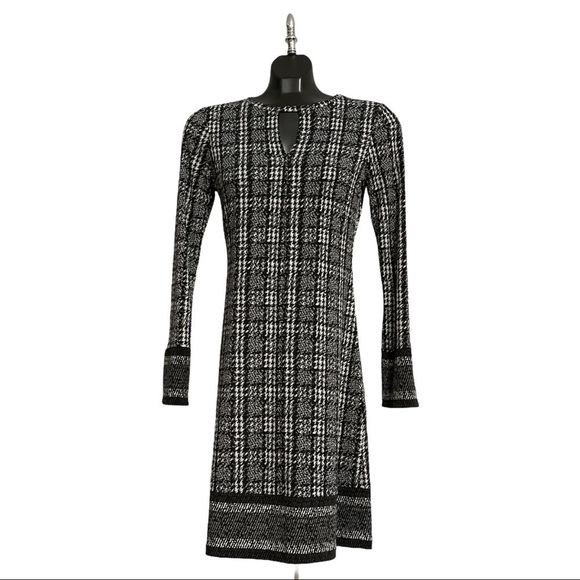 MICHAEL KORS Checkered Polyester Dress, Size  XS - Picture 1 of 5